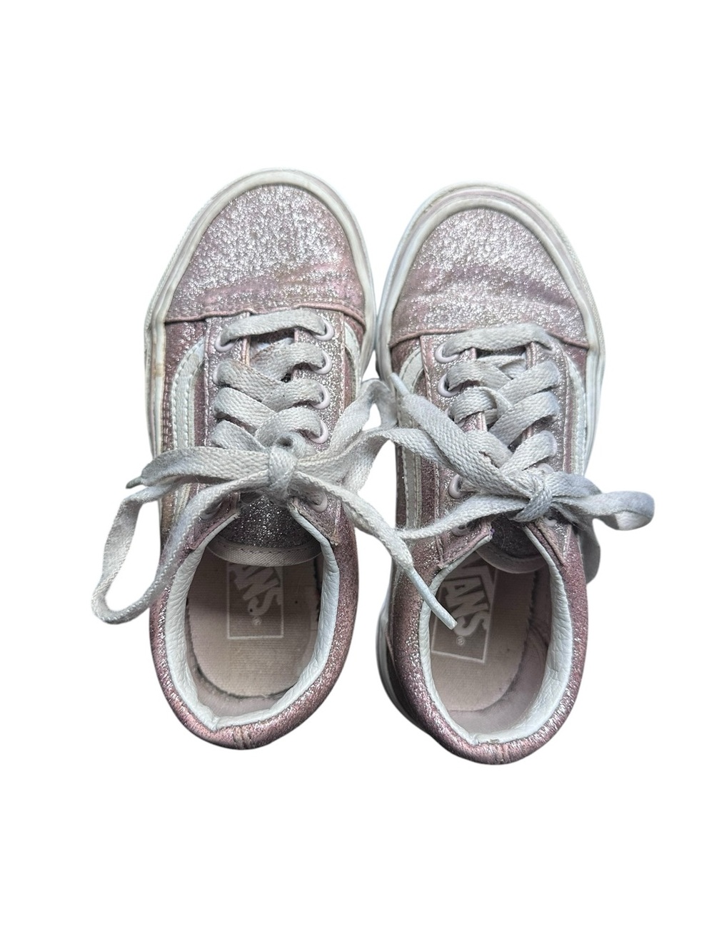 Vans‎ Old Skool Glitter Sneakers Pink Toddler Size 12